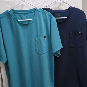 Men's Casual T-Shirt Set - Blue and Navy